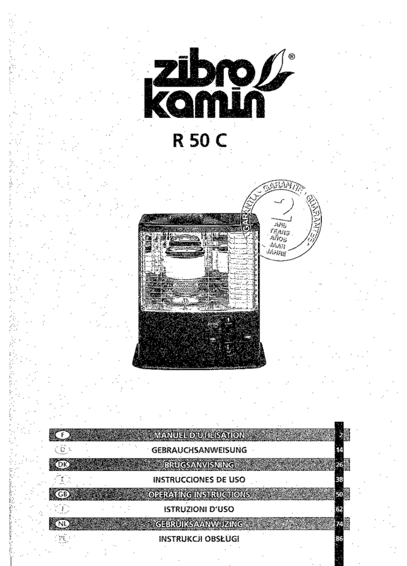 Zibro Kamin R 50 C operating instructions