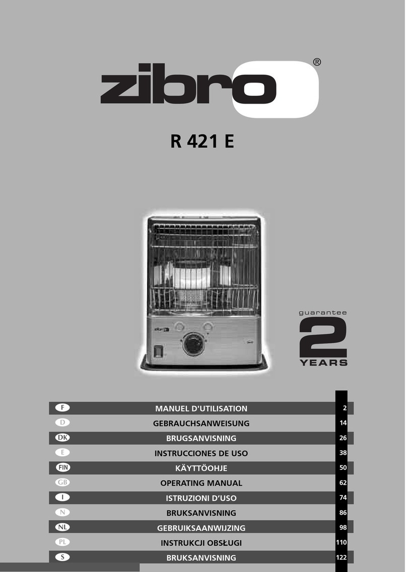 Zibro R 421 E operating instructions