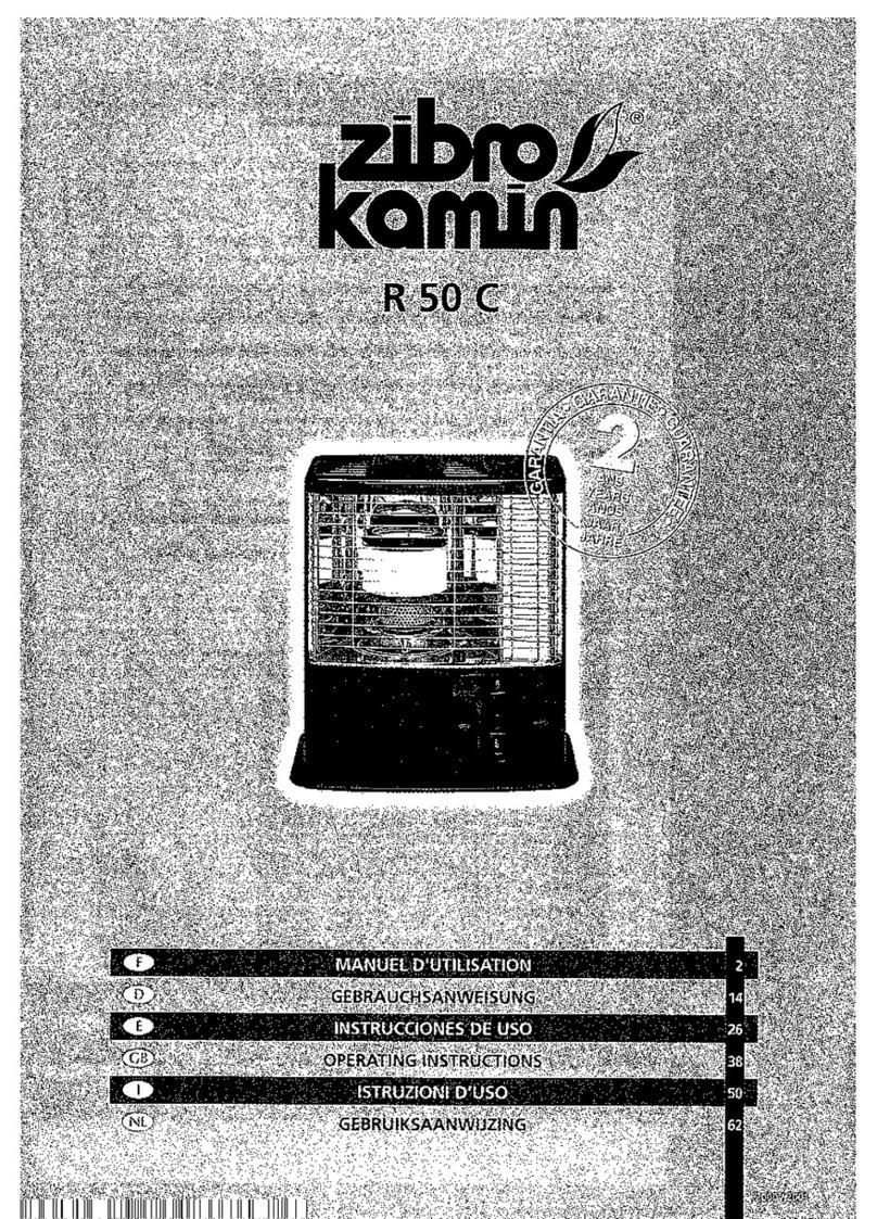 Zibro Kamin R 50 C User manual Zibro Kamin R 50 C User manual