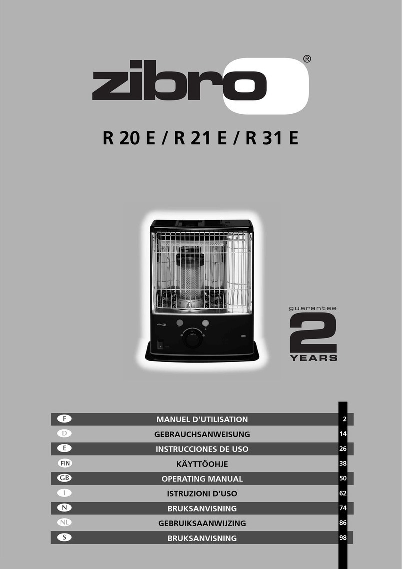 Zibro R 31 E operating manual