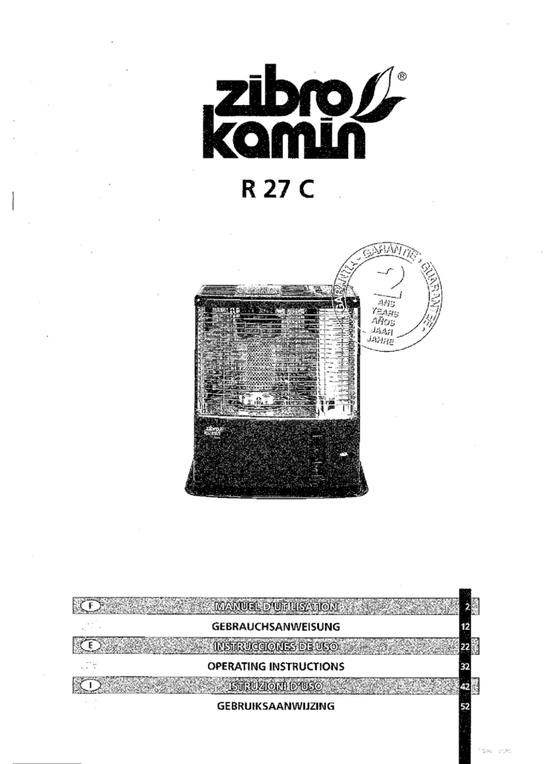 Zibro Kamin R 27 C User manual Zibro Kamin R 27 C User manual