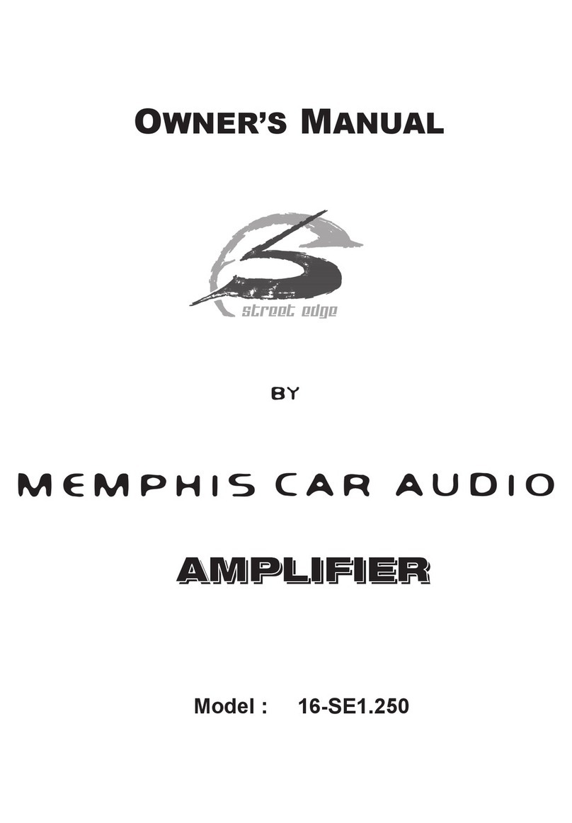 Memphis Street edge 16-SE1.250 owner's manual