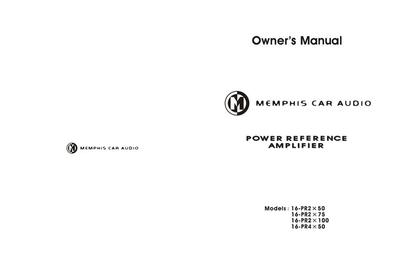 Memphis 16-PR2x50 User manual