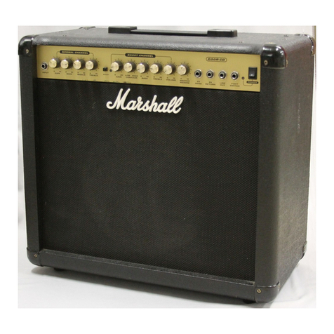 Marshall Amplification G80RCD MG Series manual&nbsp;