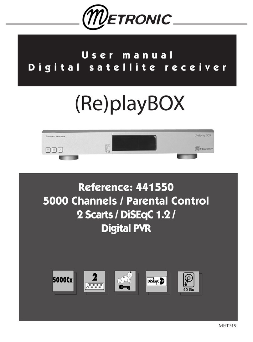 Metronic ReplayBox 441550 User manual