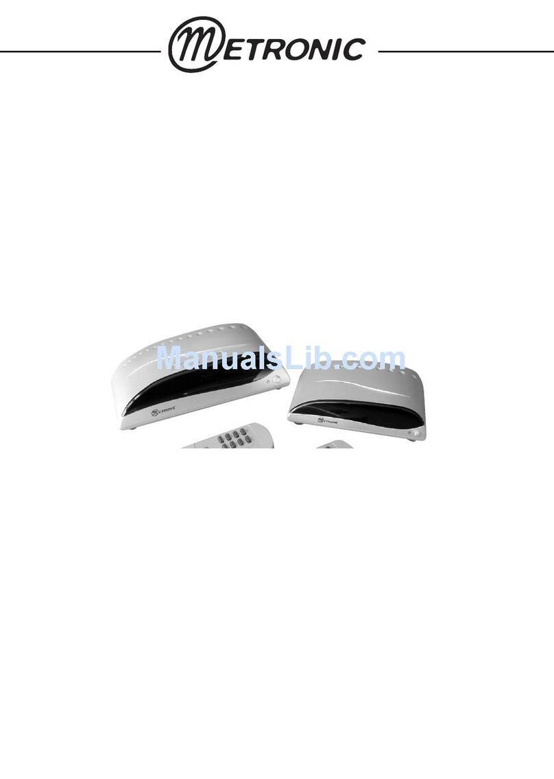 Metronic 475183 User manual