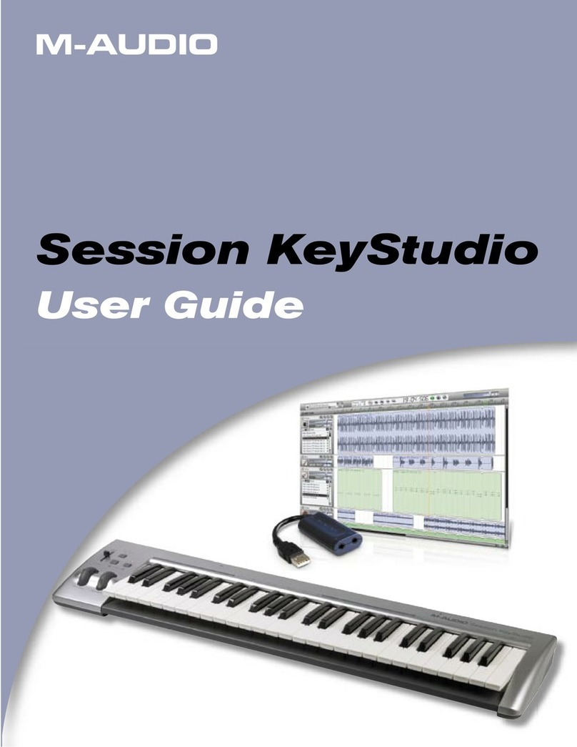 M-Audio Session KeyStudio User manual