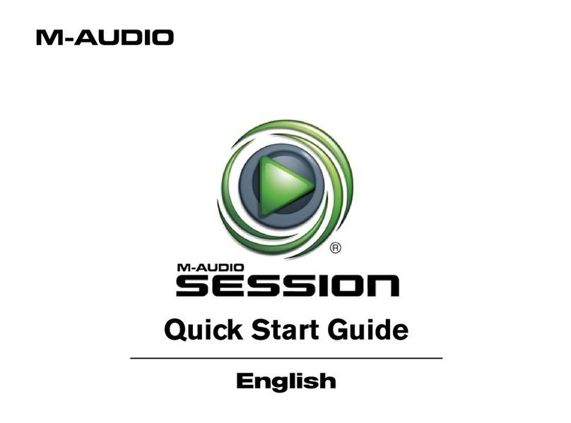 M-Audio SESSION quick start guide