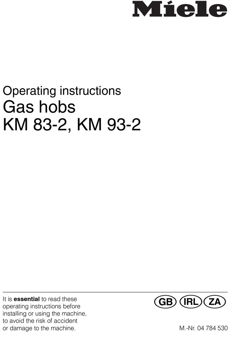 Miele KM 83-2 User manual