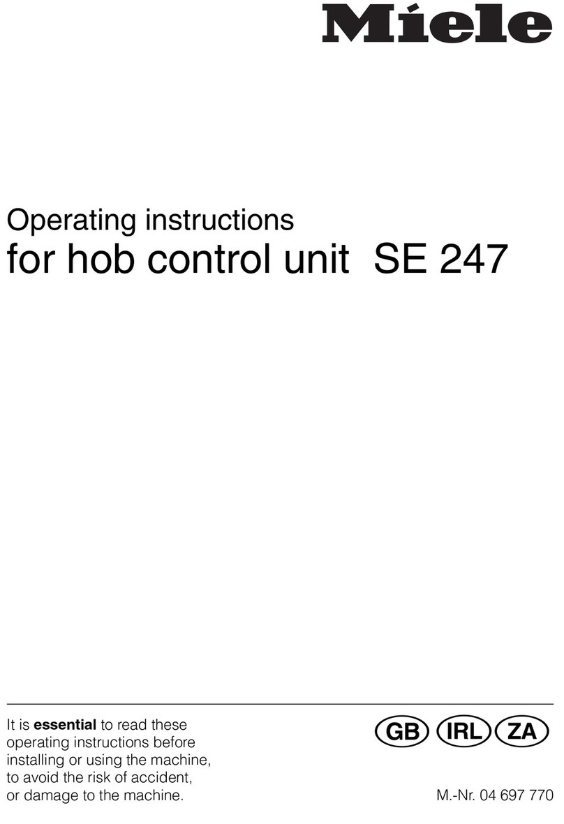 Miele SE 247 User manual