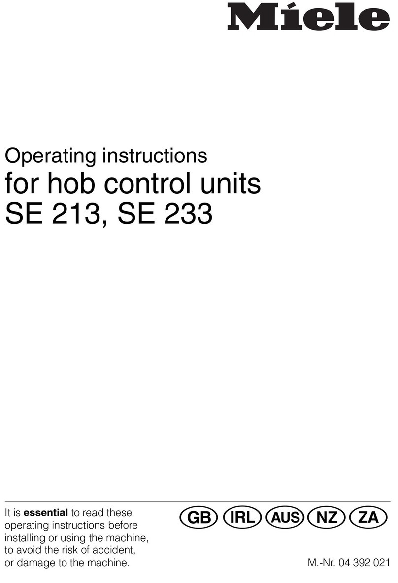 Miele SE 233 User manual