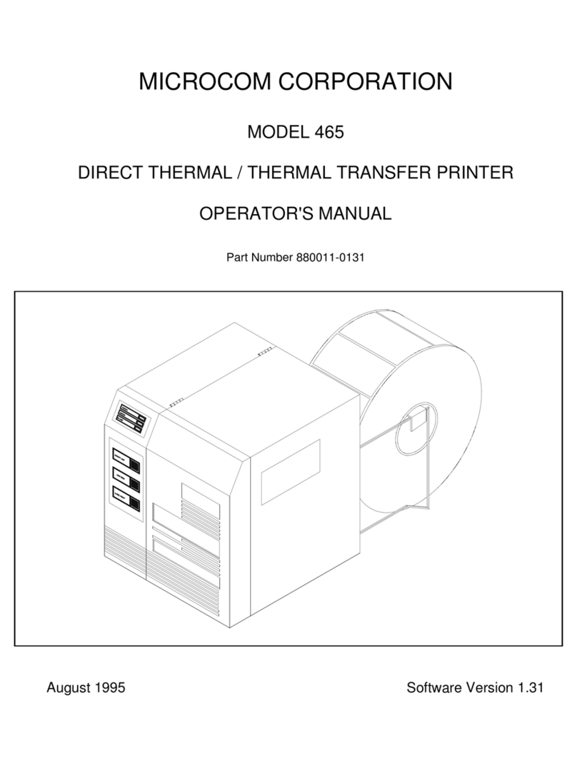 Microcom 465 User manual