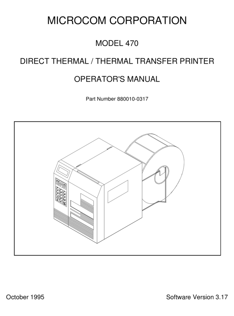 Microcom 470 User manual