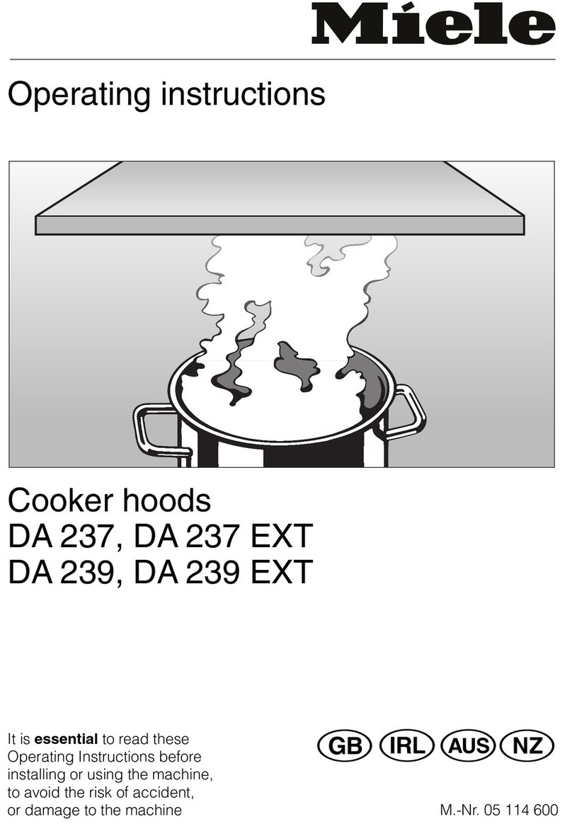 Miele DA 239 User manual Miele DA 239 User manual
