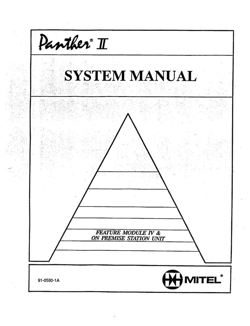 Mitel Panther II 2064 User guide