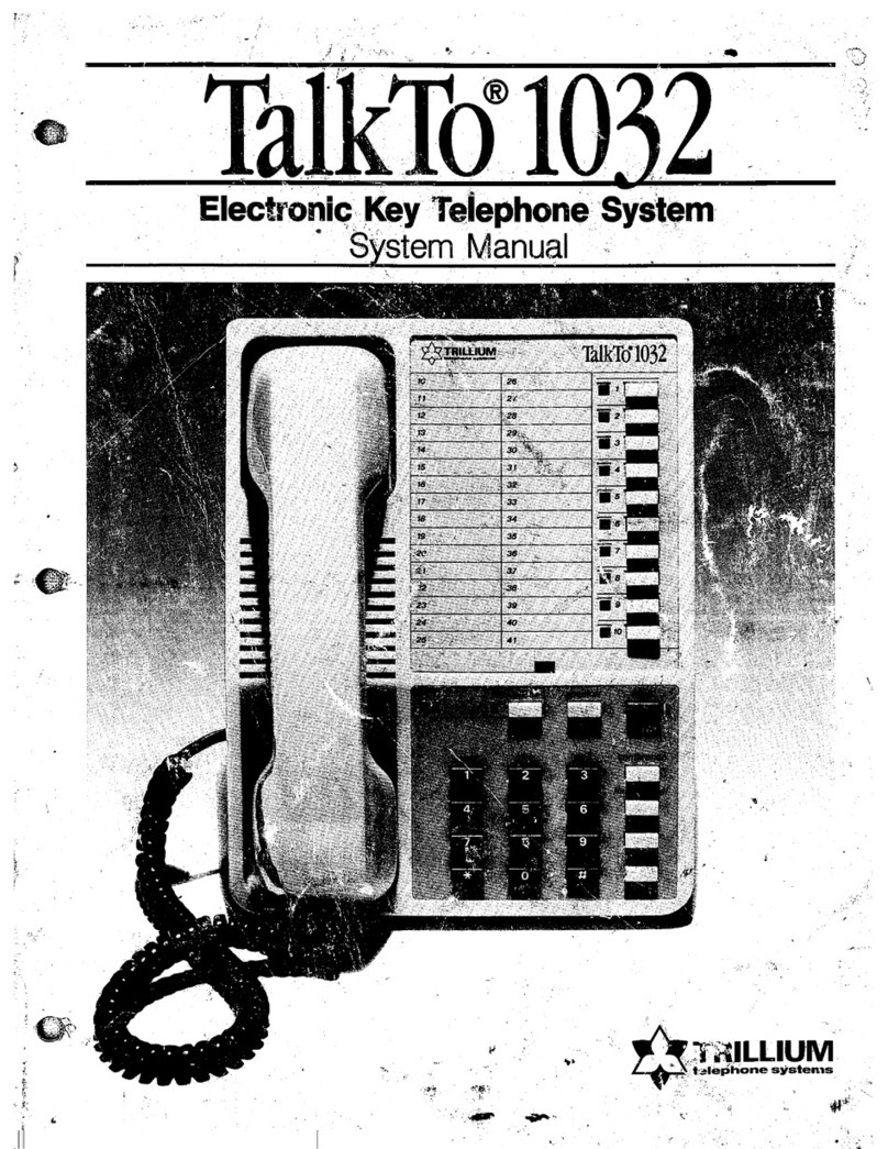 Trillium Talk To 1032 User guide Trillium Talk To 1032 User guide