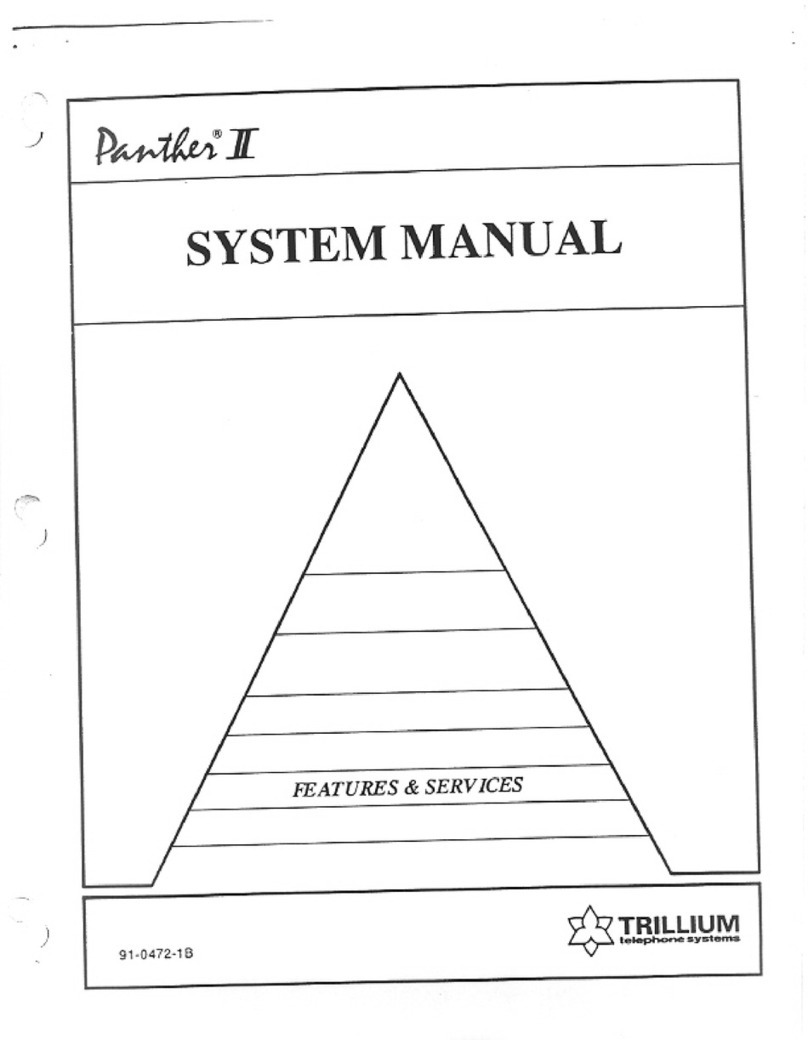 Trillium Panther II 820 System manual