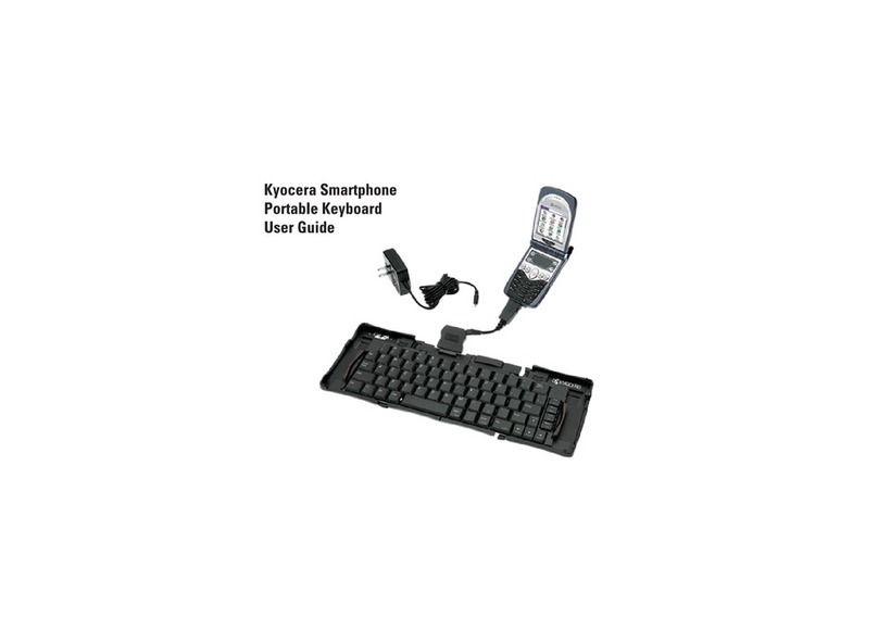 Kyocera Smartphone Portable Keyboard User manual