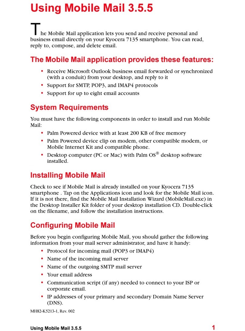 Kyocera Mail 3.5.5 Guide
