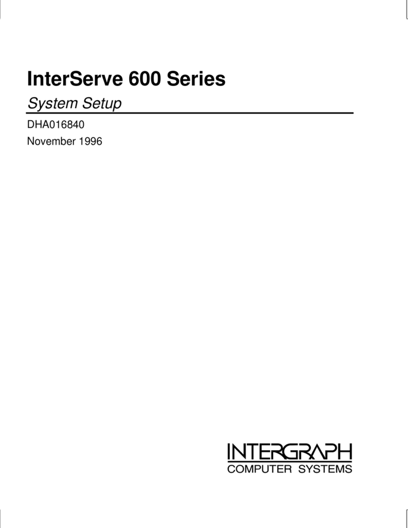 Intergraph InterServe 600 Series User manual