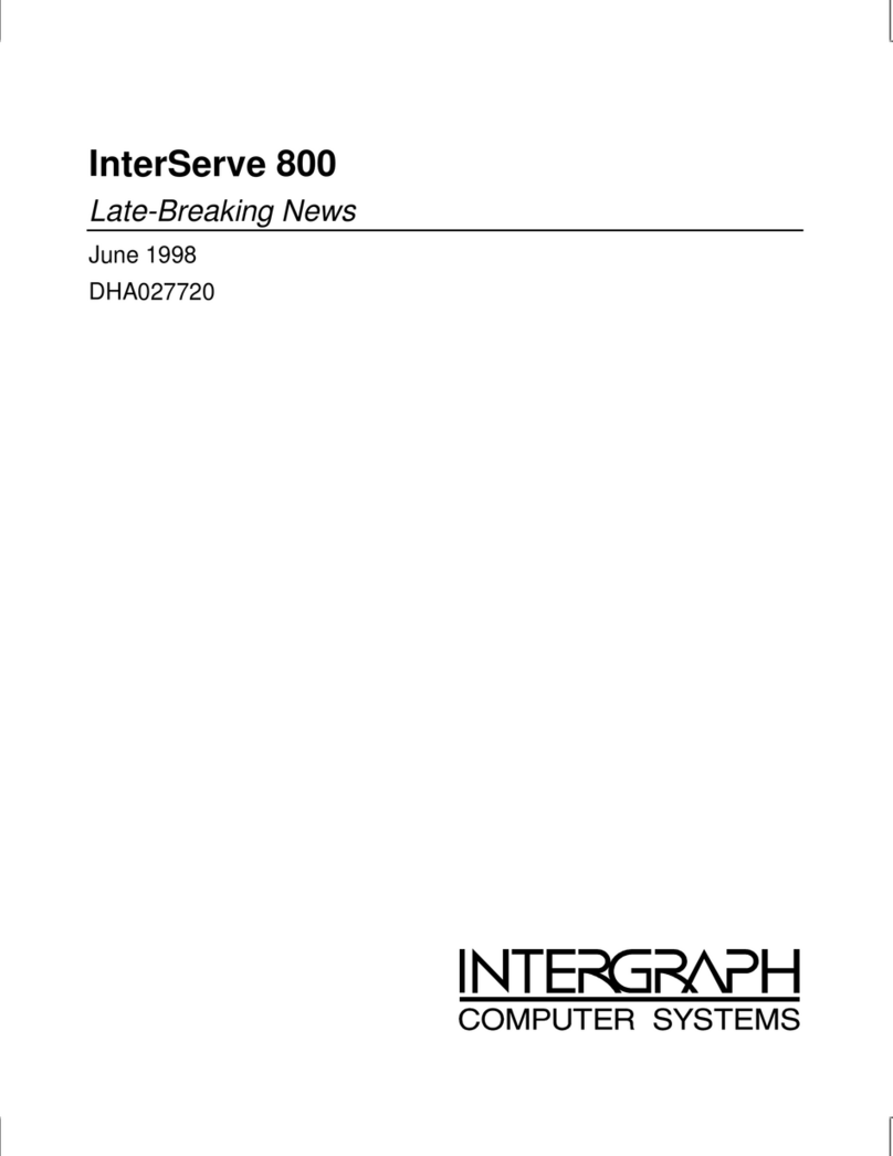 Intergraph InterServe 800 SL User manual