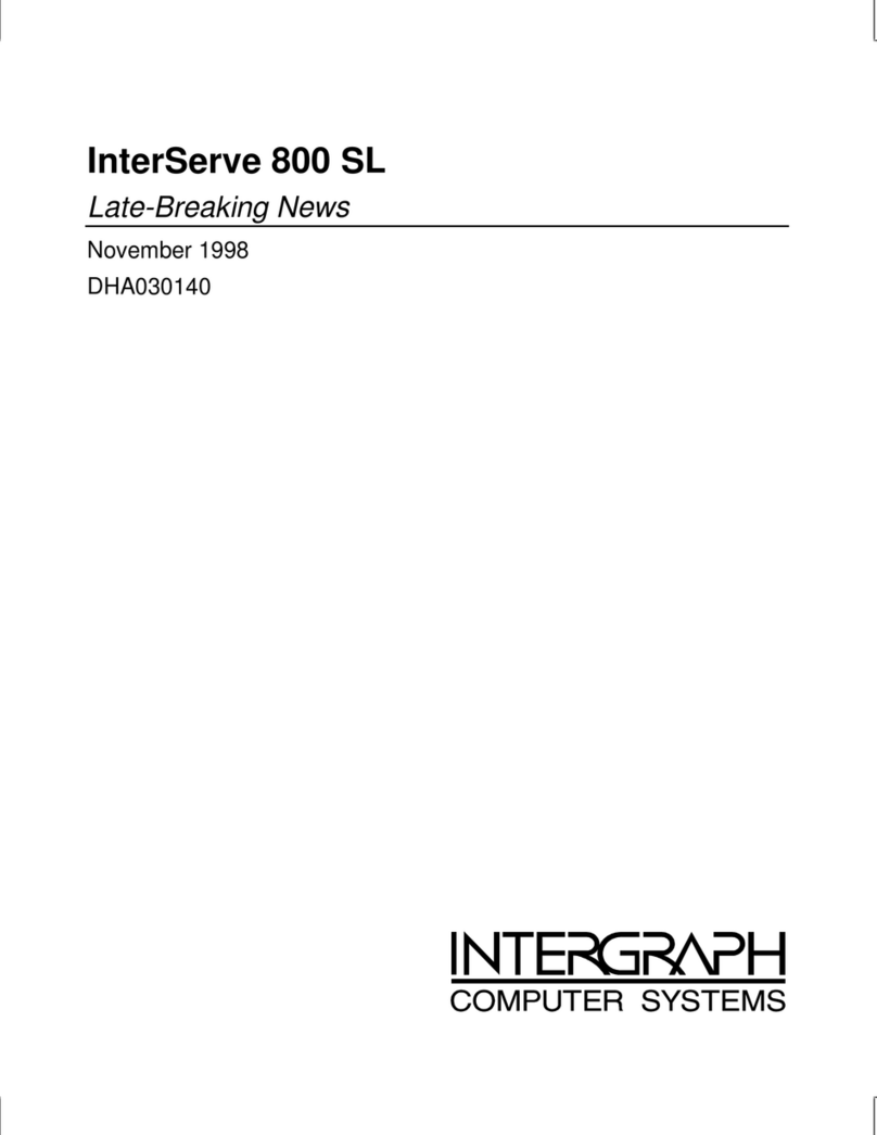 Intergraph InterServe 800 SL manual&nbsp;
