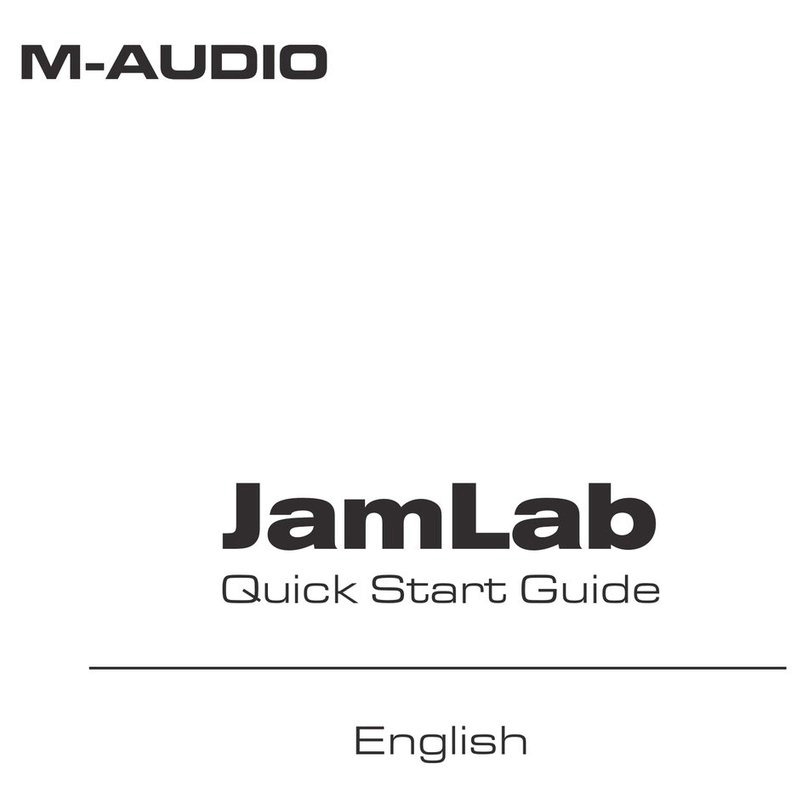 M-Audio Jamlab User manual