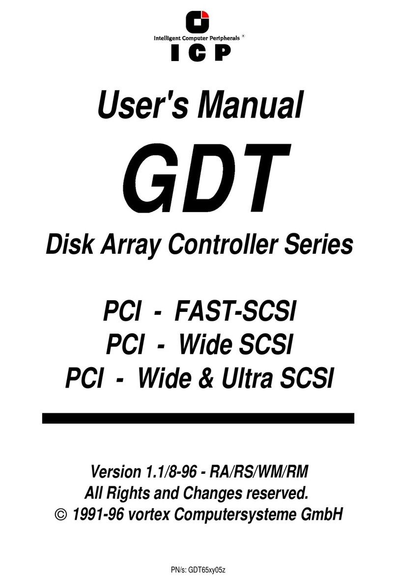 Adaptec GDT6110 User manual