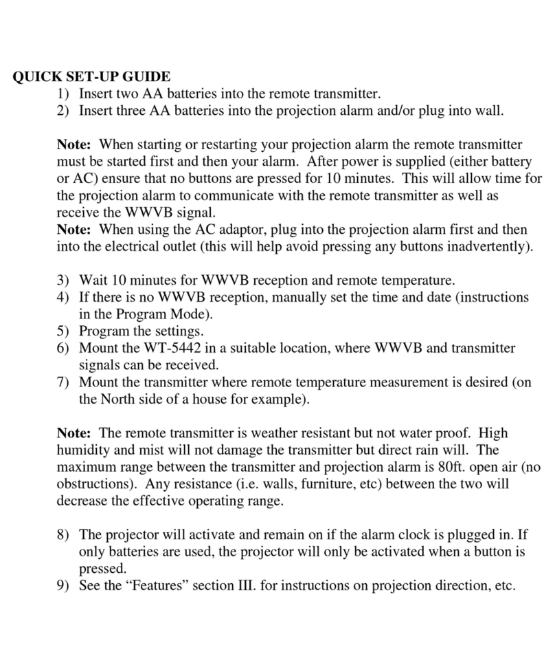 La Crosse Technology WT-5442 User manual