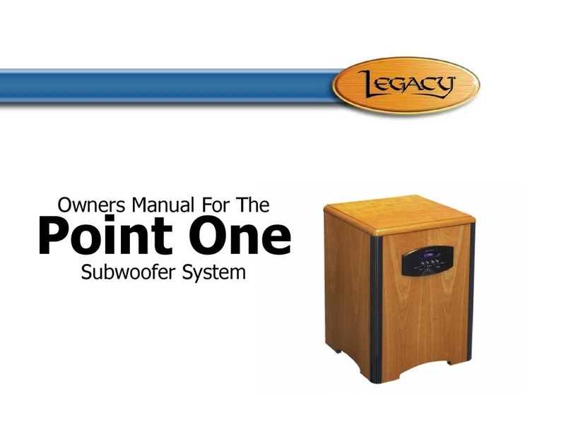 Legacy Point One User manual
