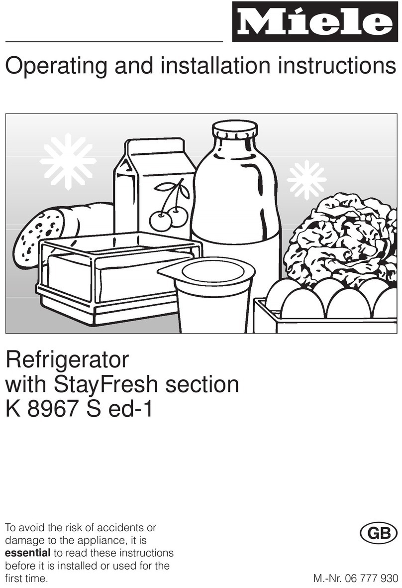 Miele K 8967 S ed-1 Operating and installation instruction