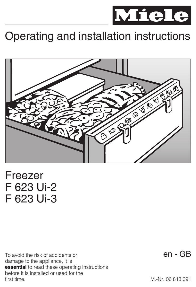 Miele F 623 Ui-2 Specification sheet