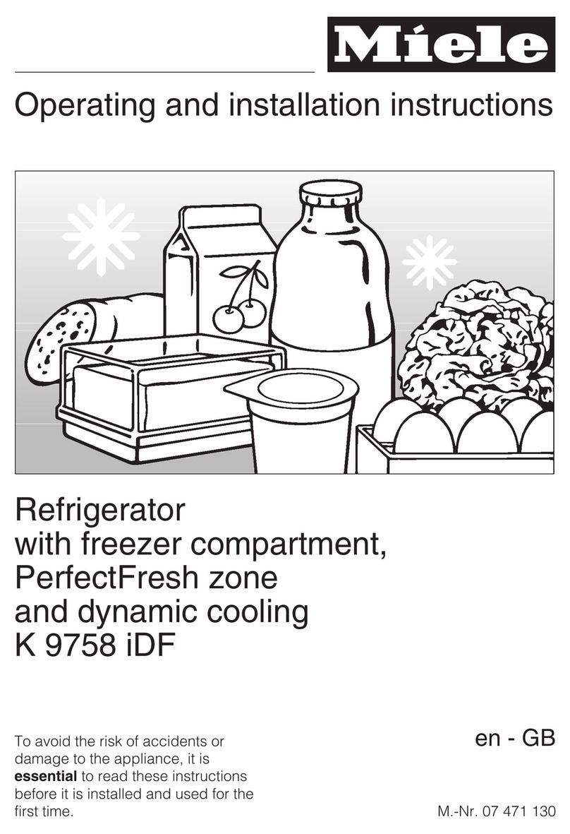 Miele K 9758 iDF OPERATING AND INSTALLATION Manual