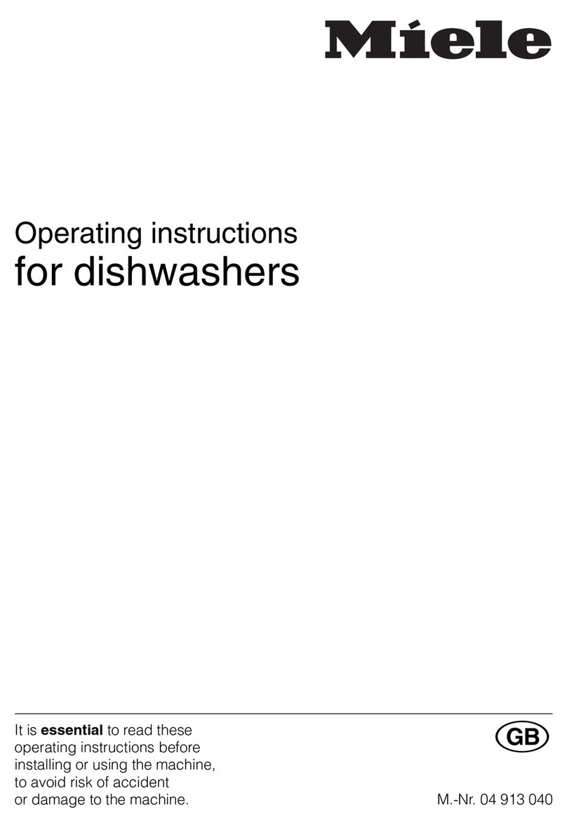 Miele G 660 User manual