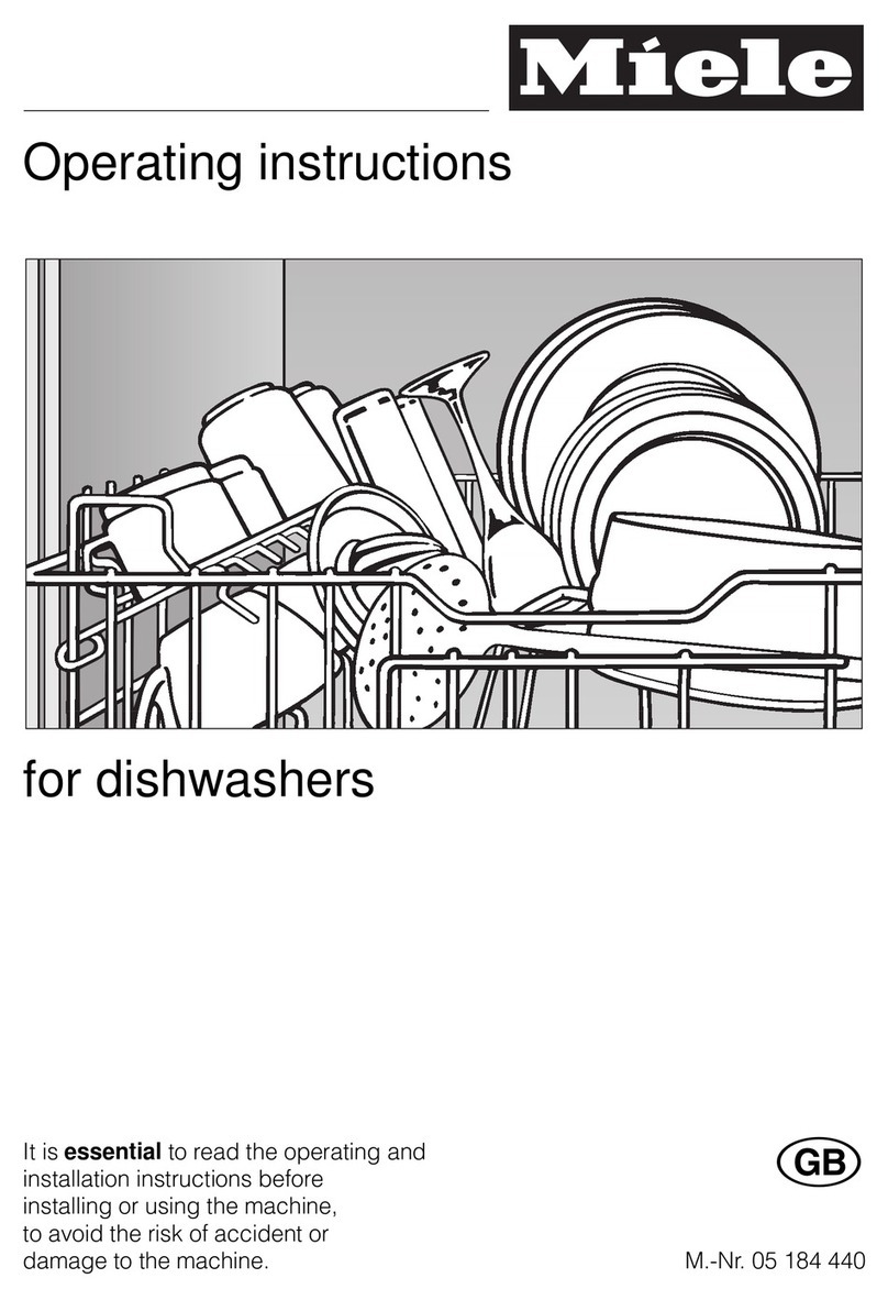 Miele G 663 Plus operating instructions