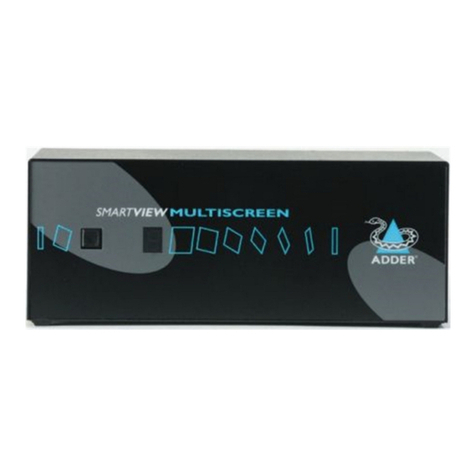 ADDER SmartView Multiscreen SVMS4-QUAD Quick start guide ADDER SmartView Multiscreen SVMS4-QUAD Quick start guide