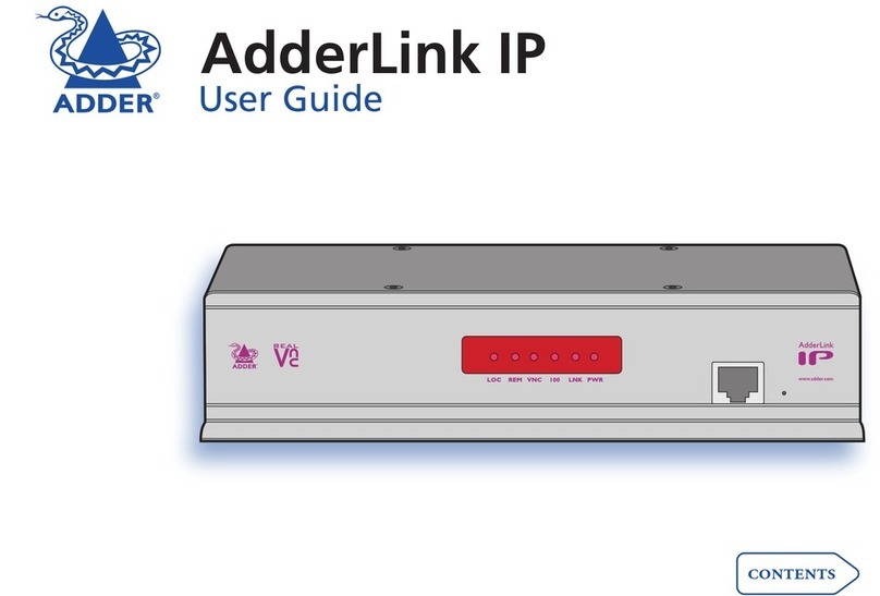 ADDER AdderLink IP User manual