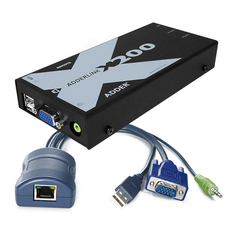 ADDER Adder X00 Extender user guide