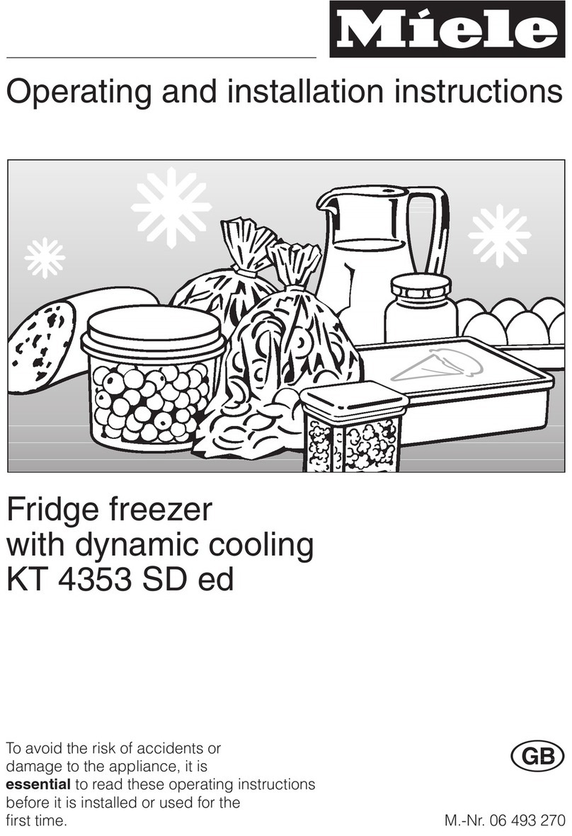 Miele KT 4353 SD ed Specification sheet