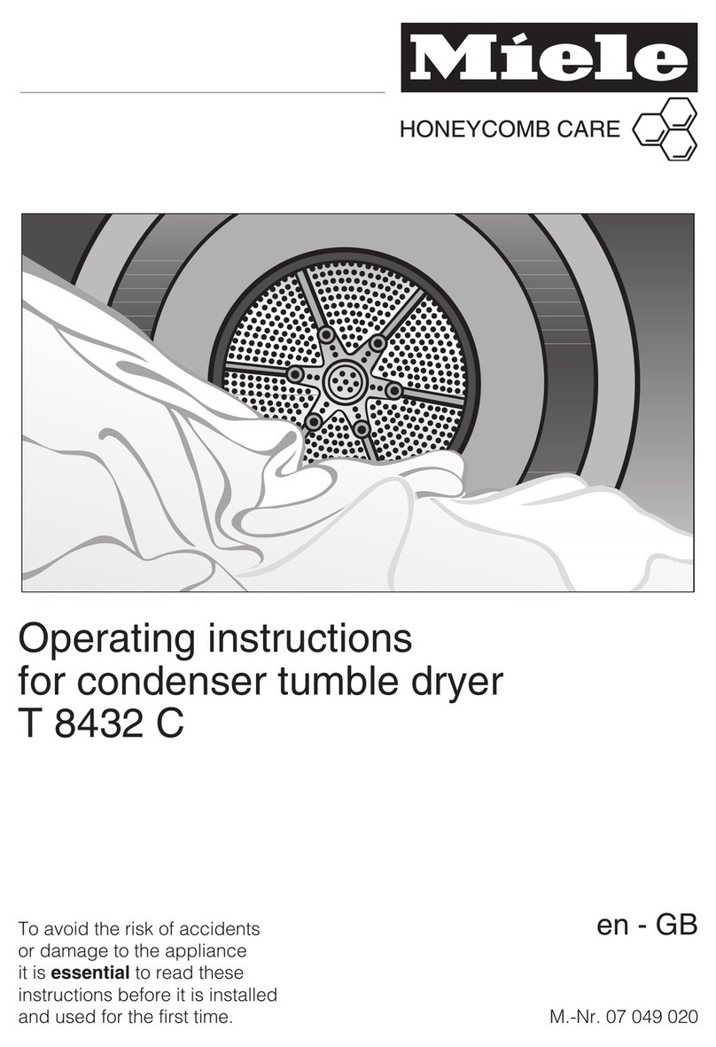 Miele T 8432 C User manual