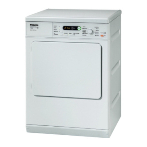Miele T 8322 User manual