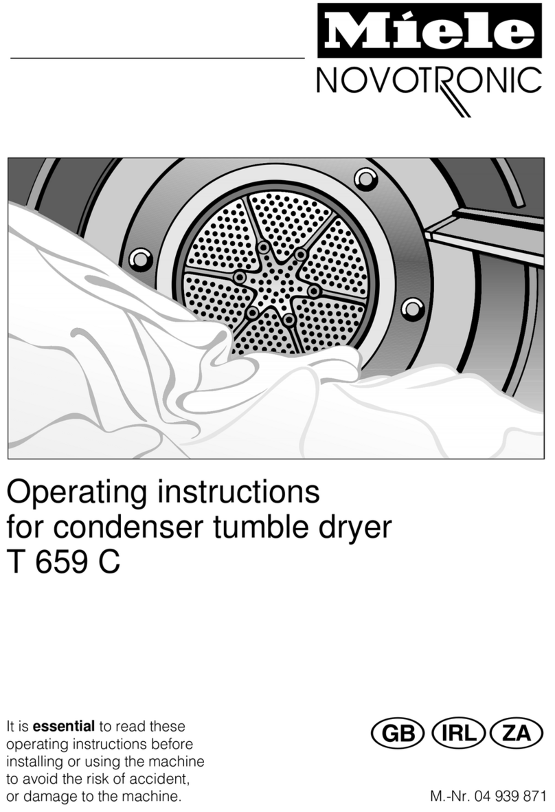 Miele T 659 C User manual