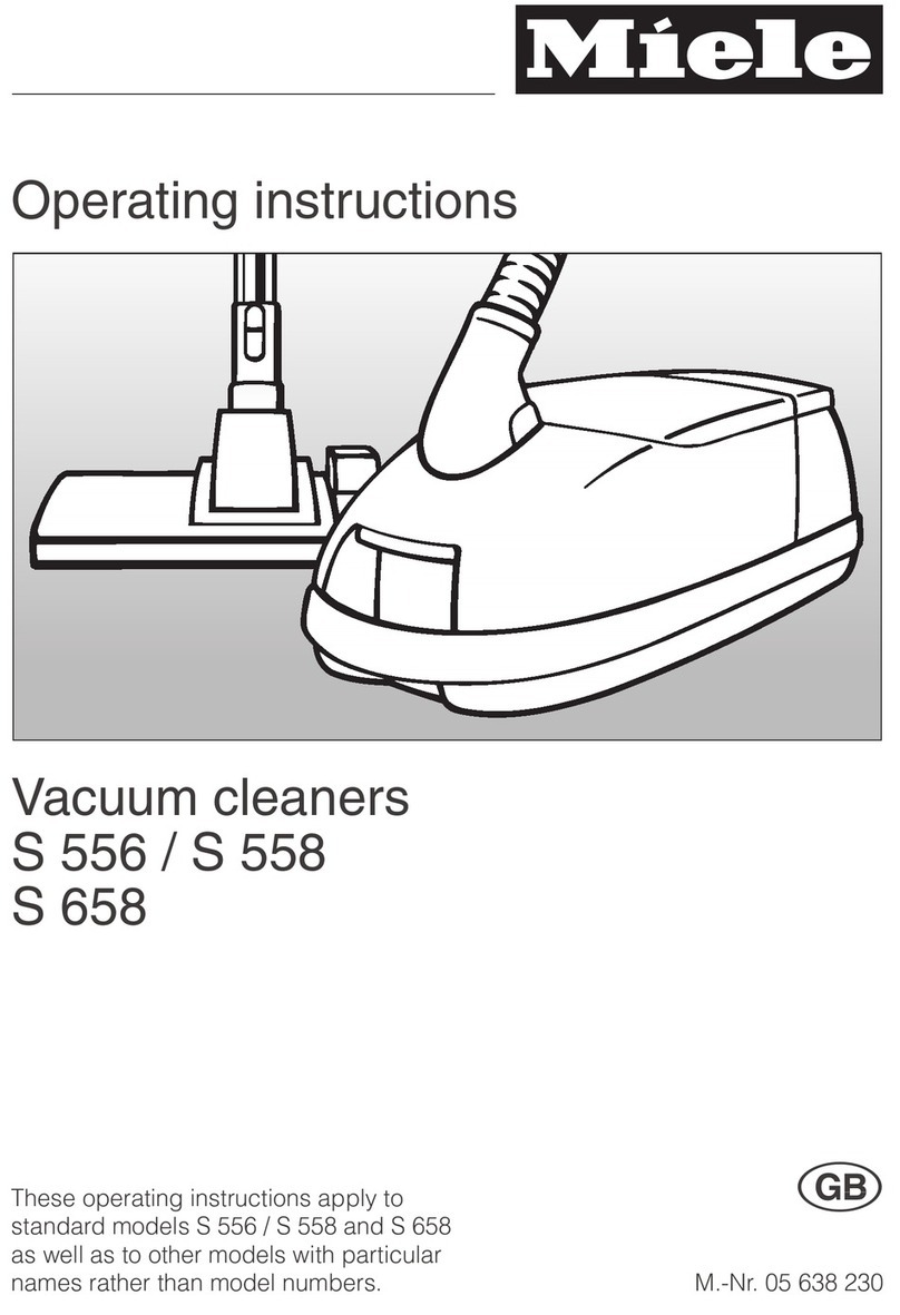 Miele S 558 User manual