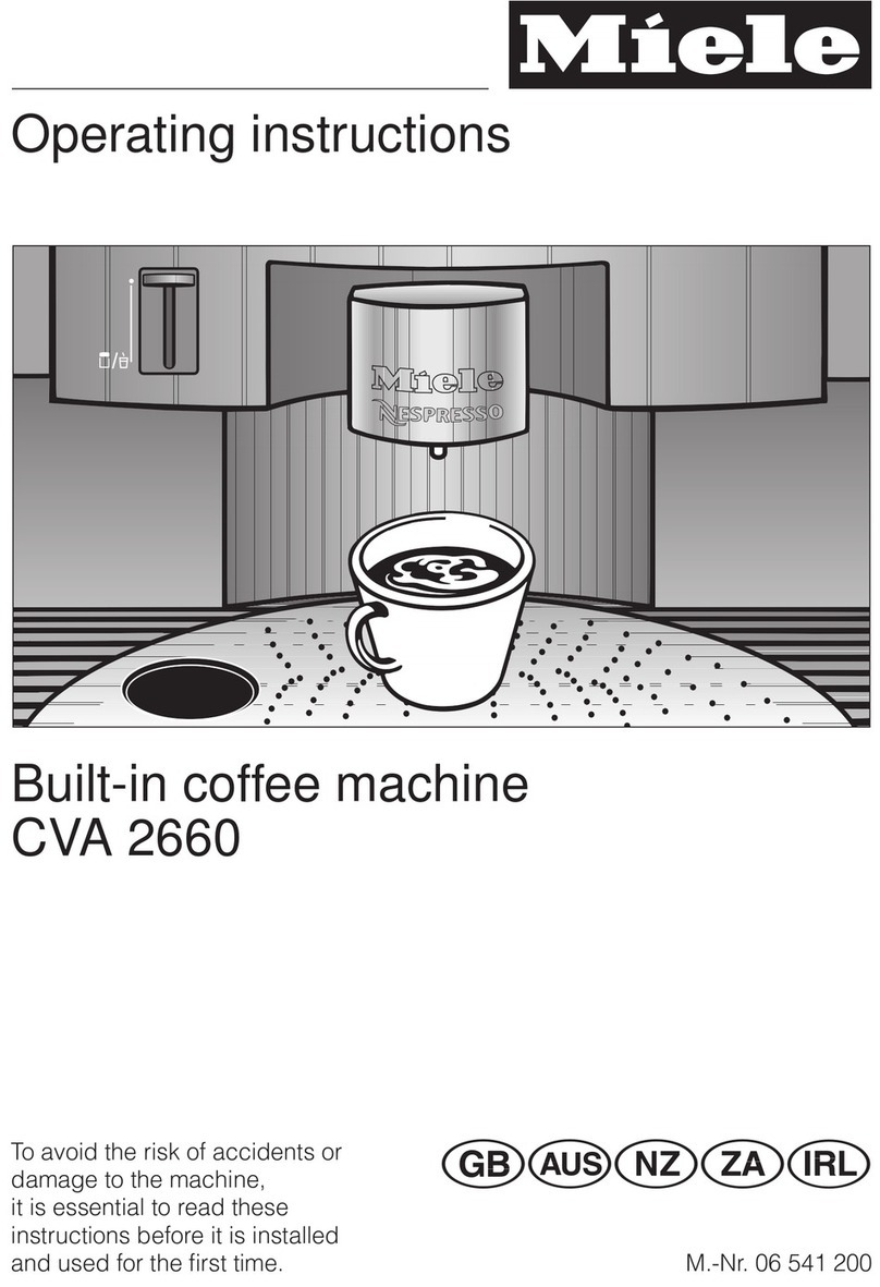Miele CVA 2660 operating instructions