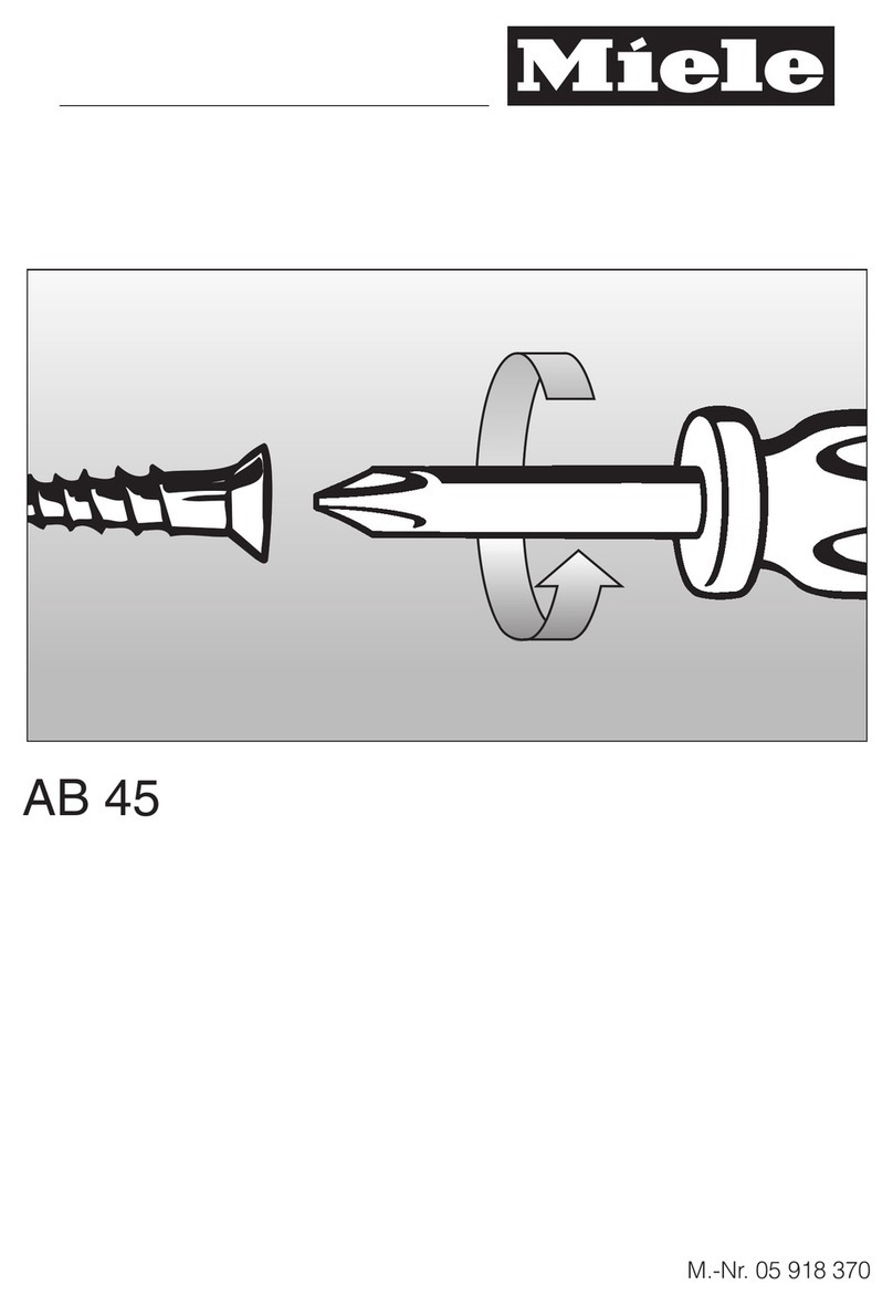 Miele AB 45 installation instructions