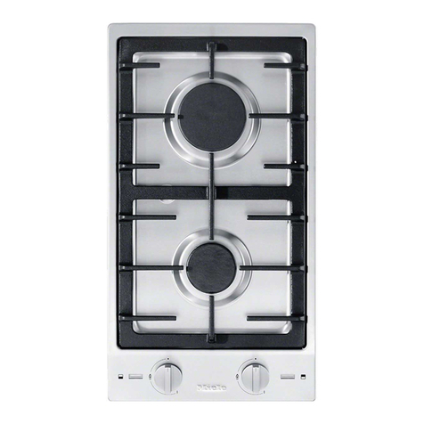 Miele GAS COMBISET CS 1012 User manual