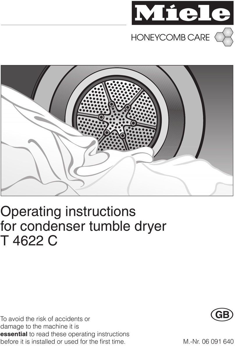 Miele T 4622 C User manual Miele T 4622 C User manual