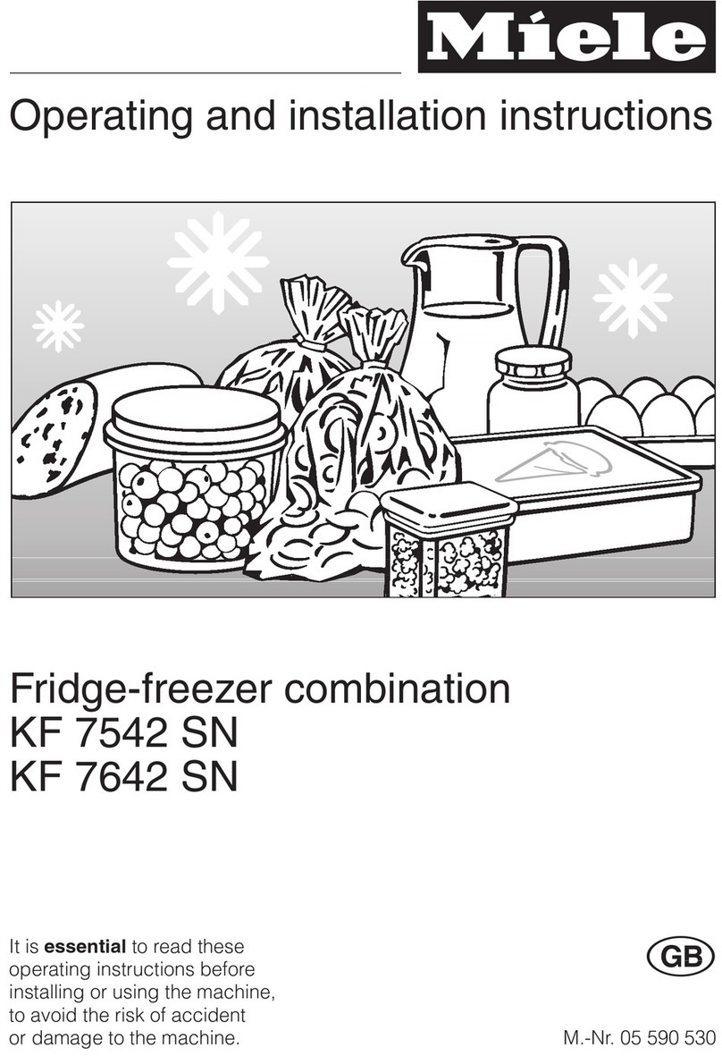 Miele KF 7642 SN Specification sheet