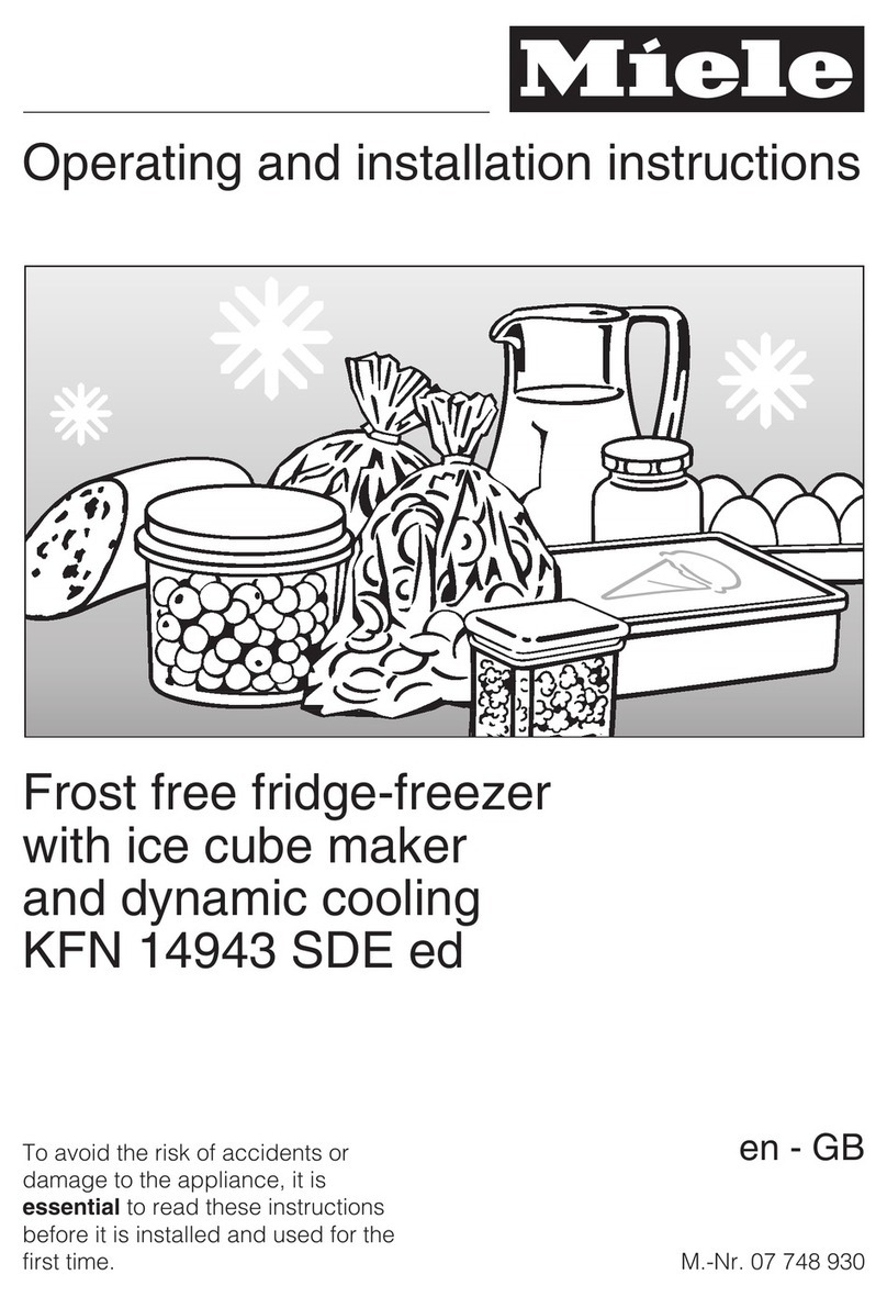 Miele KFN 14943 SDE ED Operating and installation instructions