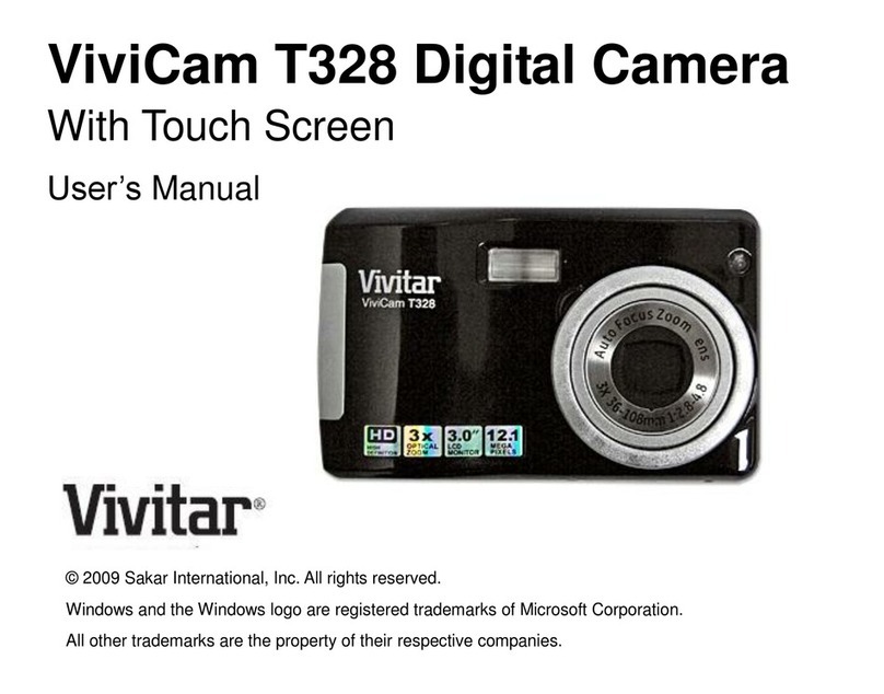 Vivitar ViviCam T328 User manual